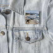 OR、オレゴンコースト、エコラ州パーク、クレセント2 缶バッジ (インサイチュ)