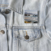 OR、オレゴンコースト、エコラ州パーク、クレセント 缶バッジ (インサイチュ)