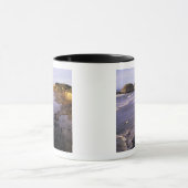 OR、オレゴンコースト、ニューポート、シールの海岸線 マグカップ (中央)