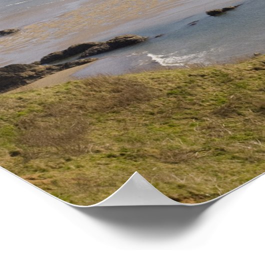 OR,オレゴン海岸,エコラ州パーク,クレセント ポスター (角)