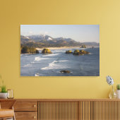 OR，オレゴン海岸，エコラ州パーク，景色 キャンバスプリント (インサイチュ (リビング))