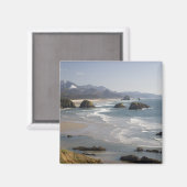 OR,オレゴン海岸,エコラ州パーク,景色 マグネット (正面/裏面)