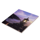 OR、オレゴン海岸、ヘケタのヘッドライトハウス タイル (側面)