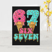 Or 67th Birthday  カード (黄色い花)