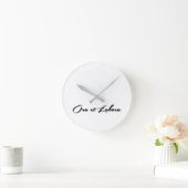 OraとLabora ラウンド壁時計 (ホーム)