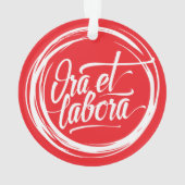 Ora et labora オーナメント (裏面)