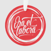 Ora et labora オーナメント (正面)