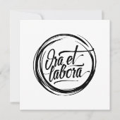 Ora et labora カード (正面)