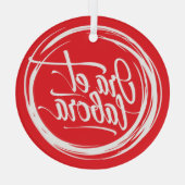 Ora et labora ガラスオーナメント (裏面)