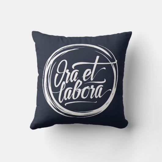 Ora et labora クッション (裏面)