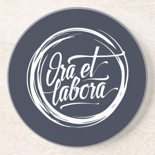 Ora et labora コースター (正面)