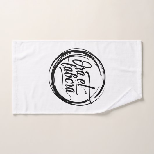 Ora et labora ハンドタオル (ハンドタオル)