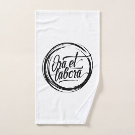Ora et labora ハンドタオル