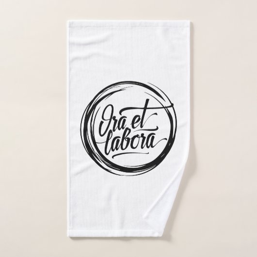 Ora et labora ハンドタオル (ハンドタオル)