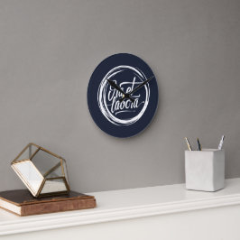 Ora et labora ラウンド壁時計