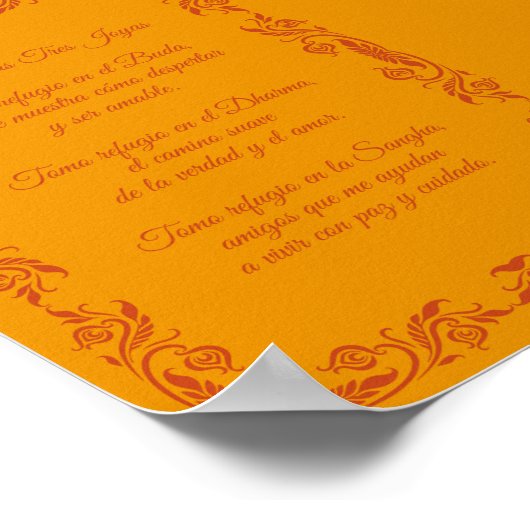 Oración Infantil Refugio Tres Joyas ポスター (角)