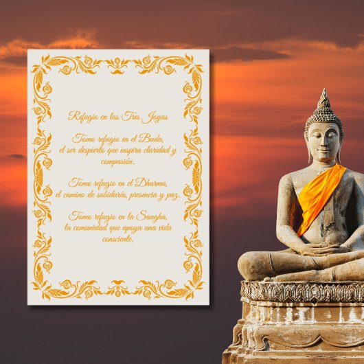 Oración Refugio Tres Joyas – Versión Adulta ポスター