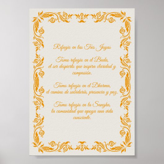 Oración Refugio Tres Joyas – Versión Adulta ポスター (正面)