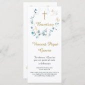 Oracionesコルタスバウティゾタルジェタ祈りの言葉カード メニュー (正面/裏面)