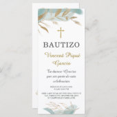 Oracionesコルタスバウティゾタルジェタ祈りの言葉カード メニュー (正面/裏面)