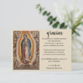 Oracionesフネブレスコンヌエストラセニョラドゥグアダルーペ サンキューカード (スタンド正面)