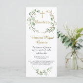 Oraciones Cortas Bautizo Tarjeta メニュー (スタンド正面)