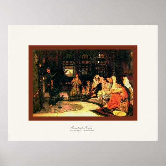 Oracleに相談するJohn William Waterhouse ポスター (正面)