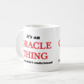 Oracleの場合は、 コーヒーマグカップ (正面左)