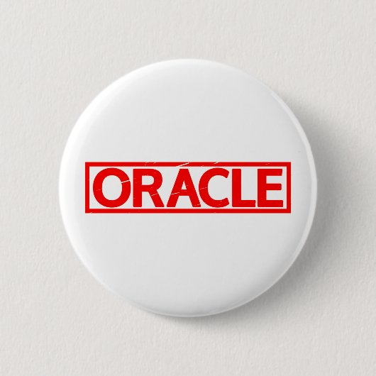 Oracleスタンプ 缶バッジ (正面)