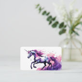 Oracle空白のカードのユニコーン 名刺 (スタンド正面)