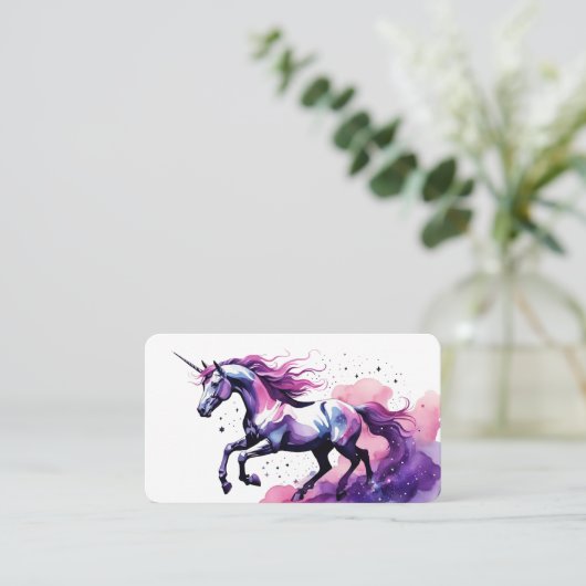 Oracle空白のカードのユニコーン 名刺 (スタンド正面)