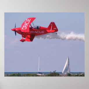 Oracle Challenger Over Lake Erie ポスター