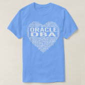 Oracle Dbaハート Tシャツ (デザイン正面)