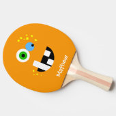 Oragneユニークでおもしろいで熱狂するなモンスター 卓球ラケット (横)