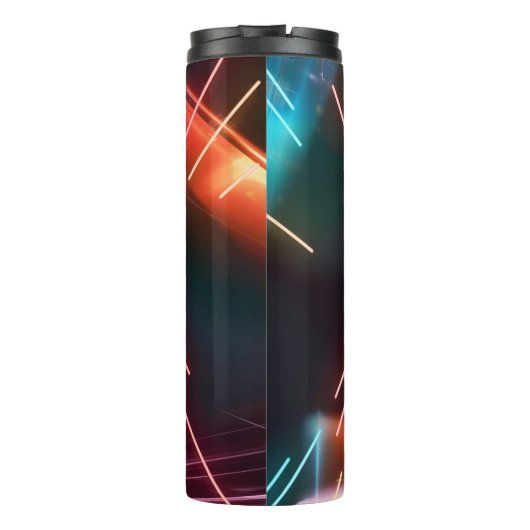 Oranの唯一のキス、ブラックネオンサーマルタンブラー タンブラー (裏面)