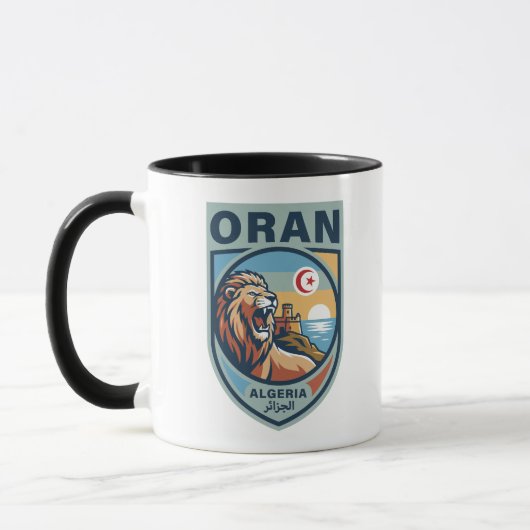 Oran Algeria North Africa マグカップ (左)