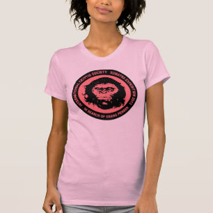 ORANG PENDEK -スマトラビッグフットを求めるピンク Tシャツ