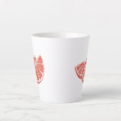 Orange カフェラテマグ (正面)