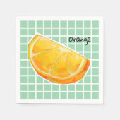 Orange スタンダードカクテルナプキン (正面)