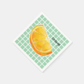 Orange スタンダードカクテルナプキン (角)