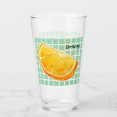 Orange タンブラーグラス (正面)