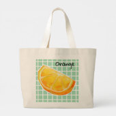 Orange ラージトートバッグ (裏面)