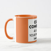 Orange 4:6 Landscape Photo Frame Custom Combo マグカップ (左)