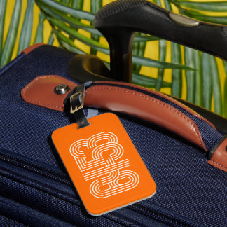Orange 6453 Luggage Tag ラゲッジタグ