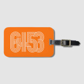 Orange 6453 Luggage Tag ラゲッジタグ (正面横)