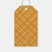 Orange and Black Gated Rose Princess Birthday  ギフトタグ (裏面)