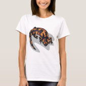 Orange And Black Lizard T-Shirt Tシャツ (正面)