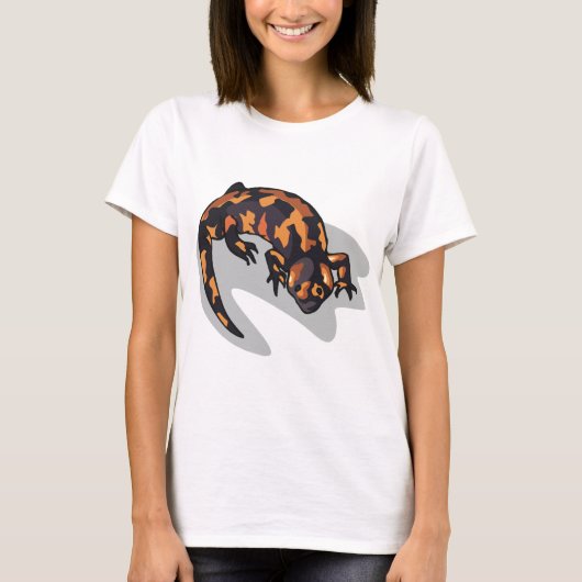 Orange And Black Lizard T-Shirt Tシャツ (正面)