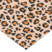 Orange and Brown Leopard Print テーブルクロス (アングル)