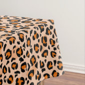 Orange and Brown Leopard Print テーブルクロス (インサイチュ)